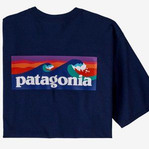 Patagonia Navy Pocket T NWT